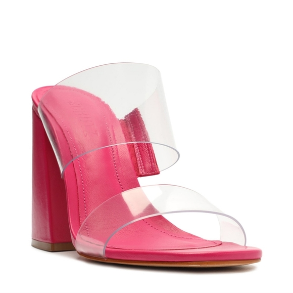 Schutz Victorie High Block Slide Sandal - Picture 1 of 4